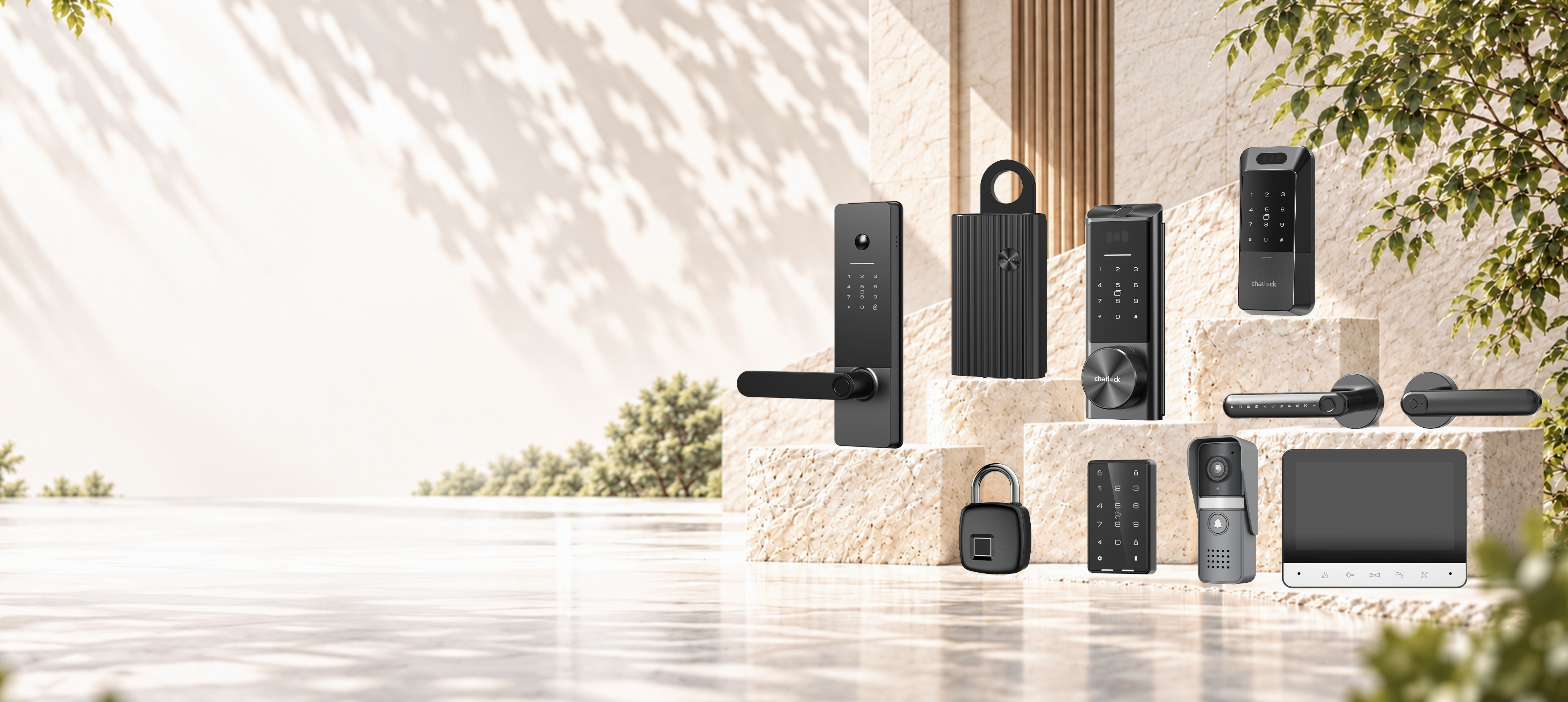 ChatLockのスマートロック、キーボックス、南京錠、アクセスコントロール製品