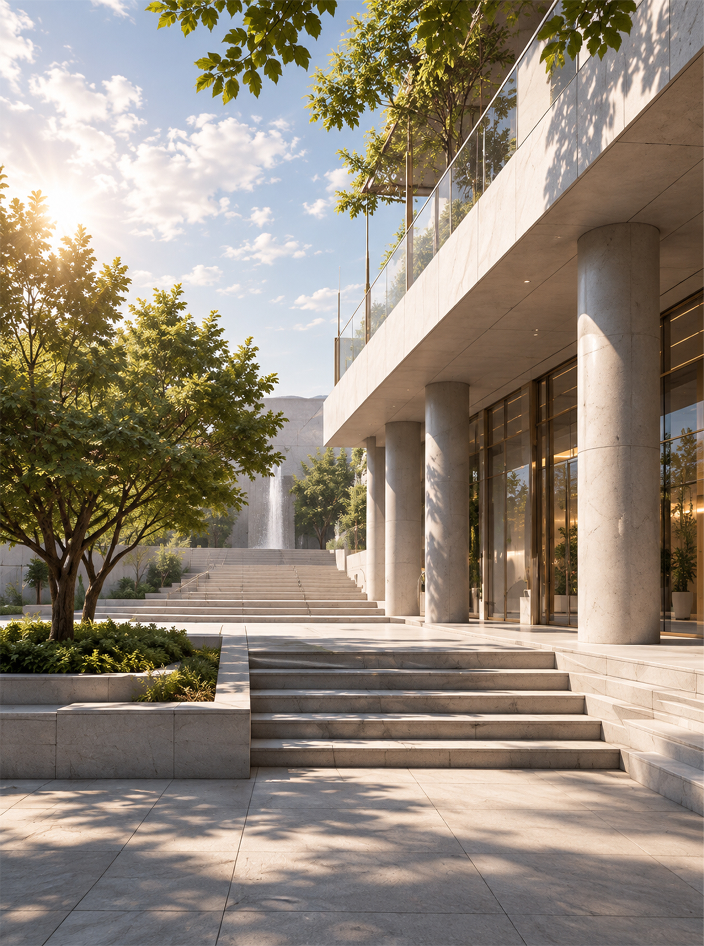 Japanese residential entrance / family access / natural light